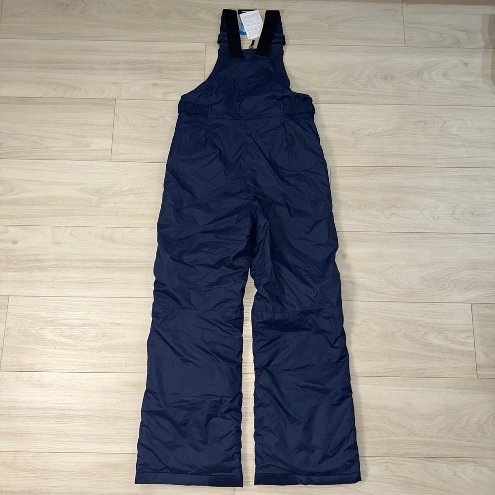 Columbia Kids Snowslope II Bib Youth Large 14-16 Navy Blue Outdoor Ski Sledding